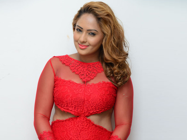 Nikesha Patel Red Dress Photos